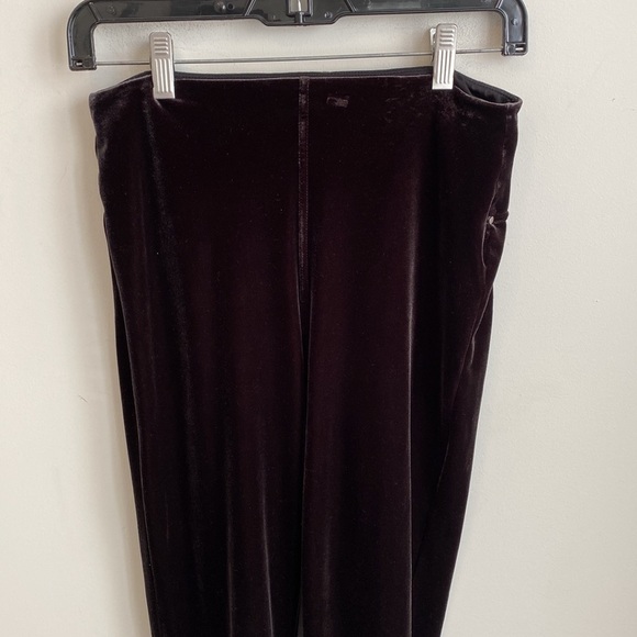 Lysse Velvet Leggings Dark Brown - Picture 4 of 7
